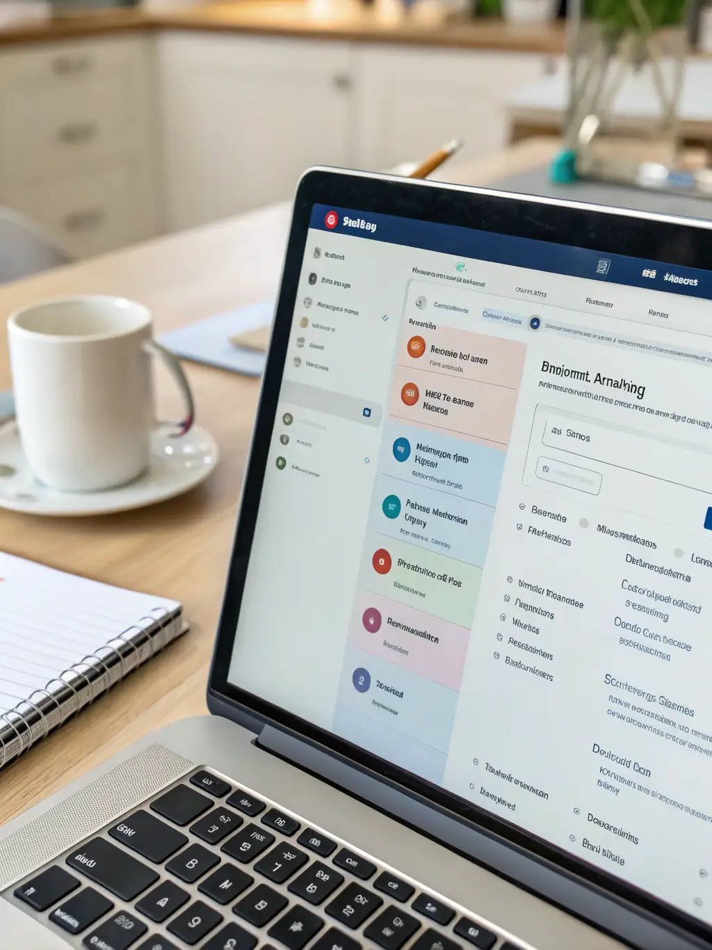 A clean, modern interface of a project management software, displaying task lists, Gantt charts, and team collaboration features, used to represent the Project Management software category on TheSoftwareSavvy.